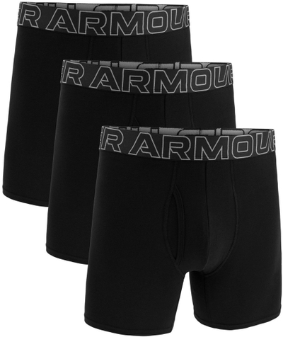 Bokserë Under Armour Performance Cotton 3 copë, për meshkuj, të zinj