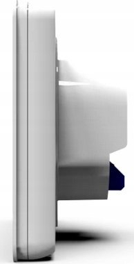 Termostat wireless Tech ST293V2, kontroll dy gjendjesh, panel xhami, i bardhë