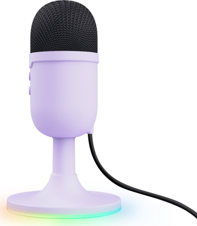 Mикрофон за маса Trust GXT 234P Yunix, RGB, USB, виолетов
