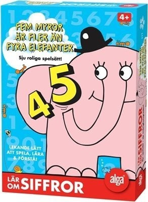 Loje tavoline edukative Alga Five Ants, mesim numrash, gjuhe suedeze, shumengjyrëshe