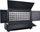 Транспортен куфер Evolights Case, за 4 LED Wall Washer, со тркала, црн