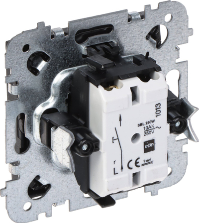 Импулсен прекинувач Elektro-Plast Santra 4113-19 EPN, 250V, 10A, црн