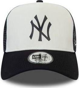 Kapelë bejsbolli New Era Team Block New York Yankees MLB Trucker 12380796, me rregullim mbrapa, e bardhë