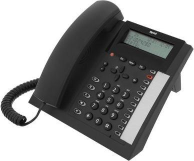 Telefon fiks Tiptel 1020, me kabllo, i zi