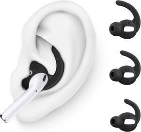 Kokëza kufjesh Class and Culture KeyBudz EarBuddyz Ultra, për AirPods 1/2, silikon, ngjyrë e zezë