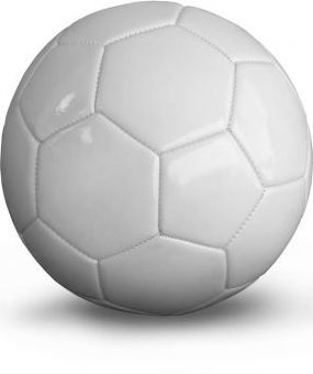 Top futbolli Yakima All White, nr. 5, i bardhë