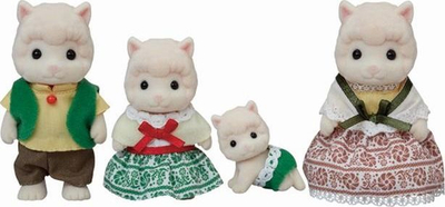 Set lodrash Sylvanian Families Woolly Alpaca Family, 4 figura, 3+