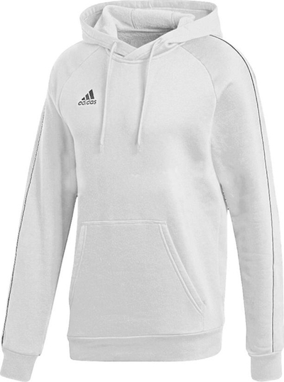 Duks për meshkuj Adidas Core 18 Hoody FS1895, XXL, e bardhë