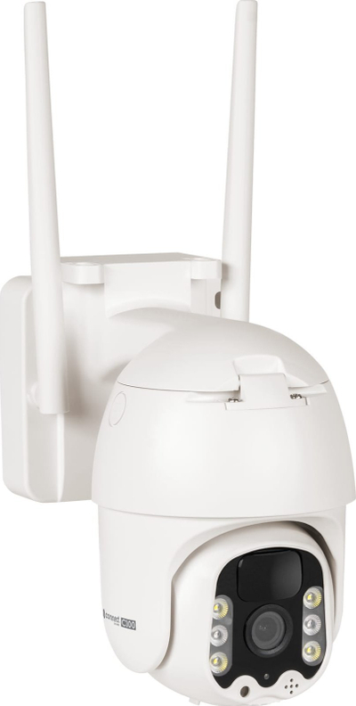 Kamerë sigurie 4G Kruger&amp;Matz Connect C100, floodlight, solare, e bardhë