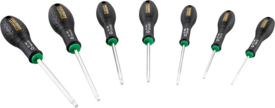 Set kaçavidash Stanley FATMAX TORX, 7 pjesë, T10 T40, i zi