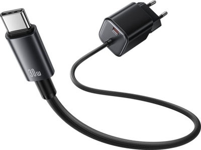 Karikues muri Usams JC Series CC264, 30W GaN, 2xUSB-C, i zi