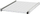 Raft rrjeti Netrack 19" 1U, 550 mm, me hekur me rërë, gri