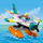 Set ndërtimi LEGO Friends Rescue Seaplane 41752, avion shpëtimi, 6+ vjeç