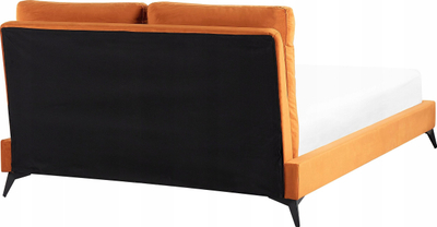 Shtrat Beliani Melle, velvet, 140 x 200 cm, portokalli