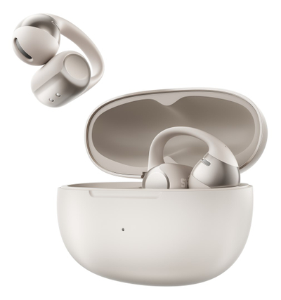 Безжични слушалки Shokz OpenEar, вистински безжични, блутут, сиви