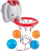 Играчка за бања Hape Bath Basketball Elephant Pal, кошаркарска игра со слон, шарена