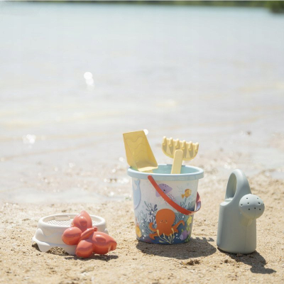 Set kovë rëre Smoby Life 862173, me gjojna plazhi, shumëngjyrësh