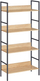 Raft LEOBERT Shelf, 73x17x35 cm, 4 rafte, ngjyrë sonoma