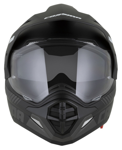 Helmetë moto CASSIDA Tour 2.0 Dual, Pinlock ready, vizor dielli, e zezë mat gri