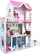Shtëpi kukullash Wooden Dollhouse Pink, prej druri, 3 kate, rozë