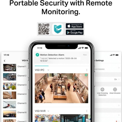 Kamerë IP TP-Link VIGI C340-W, 4MP, Wi-Fi, e bardhë