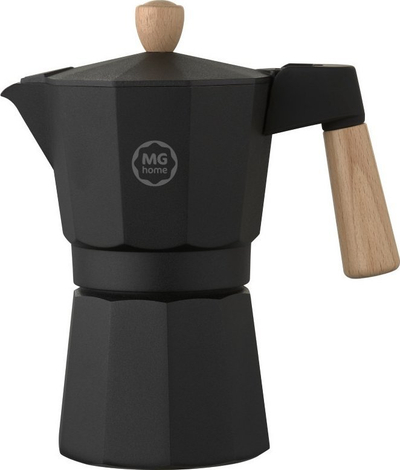 Xhezve për kafe MG Home GALAO, 300 ml, alumin, e zezë