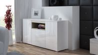 Kredencë ngrënieje Cama VIVA BI/BI S, 3 dyer, me rafte, e bardhë