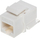 Keystone connector FX, RJ45 Cat6, quick connector Krone, i bardhë