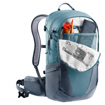 Çantë shpine Deuter Futura 27L, me sistem Aircomfort, me mbulesë shiu, jeshile