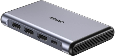Kartë kapje video Unitek 4K 60Hz, USB C, me dy HDMI Loop Out, gri