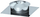 Kapak dalje tub oxhaku JEREMIAS 360 TWIN63, inox, 80/125 mm, ngjyrë argjendi
