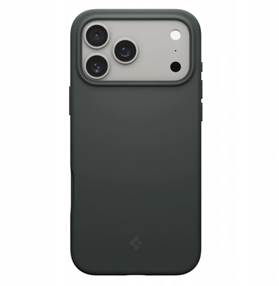 Kapak telefoni Spigen Silicone Fit MagSafe për iPhone 17 Pro Max, silikon, jeshile Abyss