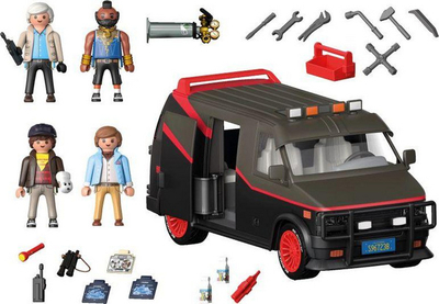 Set lodër Playmobil The A-Team Van (70750), 69 copa