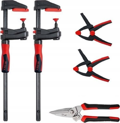 Set kapëse dhe gërshërë Bessey SET1-A, hapje 150mm, forcë 2000N