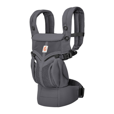 Mbajtëse bebe Ergobaby Omni Classic Mesh, ergonomike, rrjetë e ajrosshme, gri e errët