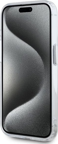 Mbulesë telefoni Karl Lagerfeld KLHMP15XHLSKCH, për iPhone 15 Pro Max 6.7", MagSafe, e bardhë
