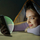 Xham mbrojtës Joyroom Knight JR-G03 për iPhone 14 Plus, Anti Blue Light, kornizë jeshile