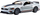 Makina lodër Mattel Hot Wheels Ford Mustang Mach 1, skala 1:43, metal, gri