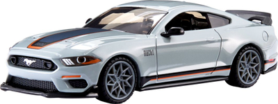 Makina lodër Mattel Hot Wheels Ford Mustang Mach 1, skala 1:43, metal, gri