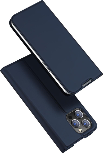 Mbulesë telefoni Dux Ducis Skin Pro për iPhone 14 Pro, kapak me flap, blu