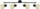 Spote murale Candellux Acrobat 94-66657, 4x40W, E14, zi dhe ari