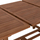 Tavolinë ngrënieje oborri Crander HM6376, zgjatshme 180-240x100x76cm, dru teak, ngjyrë natyrale
