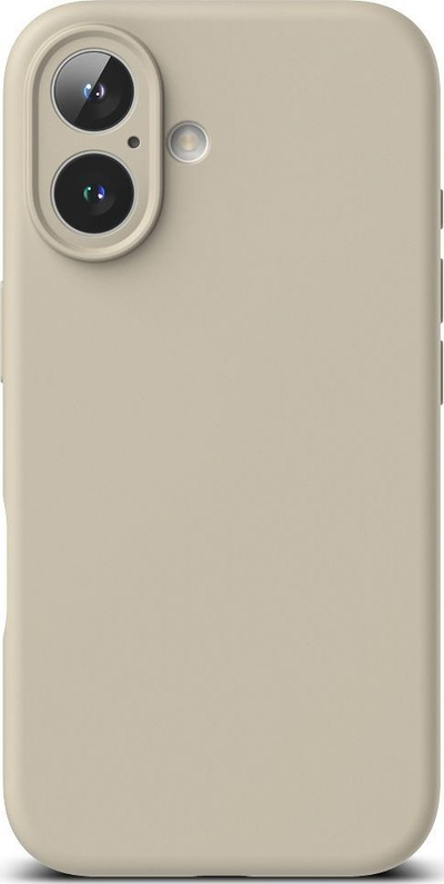 Maskë telefoni Ringke Silicone Magnetic MagSafe Stone për iPhone 16, silikon, magnetike, bezhë