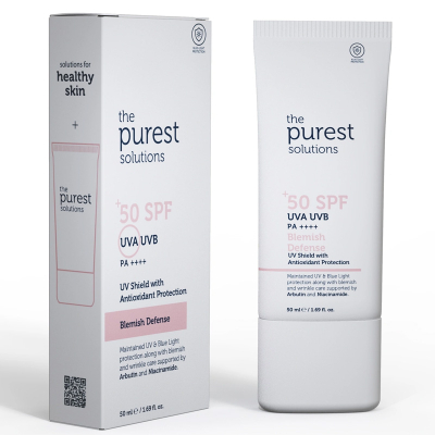 Krem kundër njollave The Purest Solutions SPF 50+ Blemish Defense, 50 ml