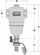 Filtër decantues Caleffi 5463, me magnet, 1 1/4", prej bronzi
