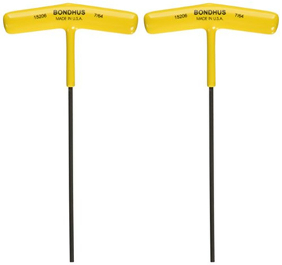 Çelës imbus T Bondhus 15206, 7/64", ProGuard, i verdhë