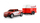 Makina RC Amewi pickup Die Cast me rimorkio kali, 1:64, gati për lojë, e kuqe