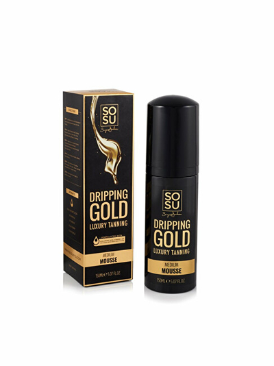 SOSU Dripping Gold Luxury Tanning Mousse, Medium