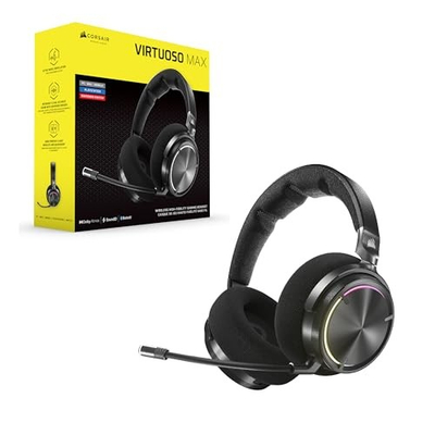 Kufje gaming CORSAIR VIRTUOSO MAX, wireless, Dolby Atmos, Carbon