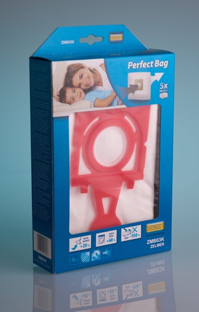 Qese për fshesë me korrent Worwo Perfect BAG ZMB03K, 4 copë
